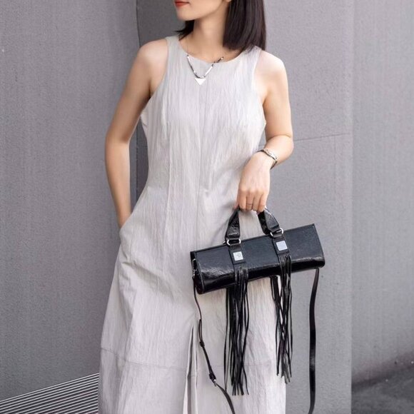 Fringe Muse — Genuine Leather Statement Bag. Women’s crossbody bag - Picture 8 of 9